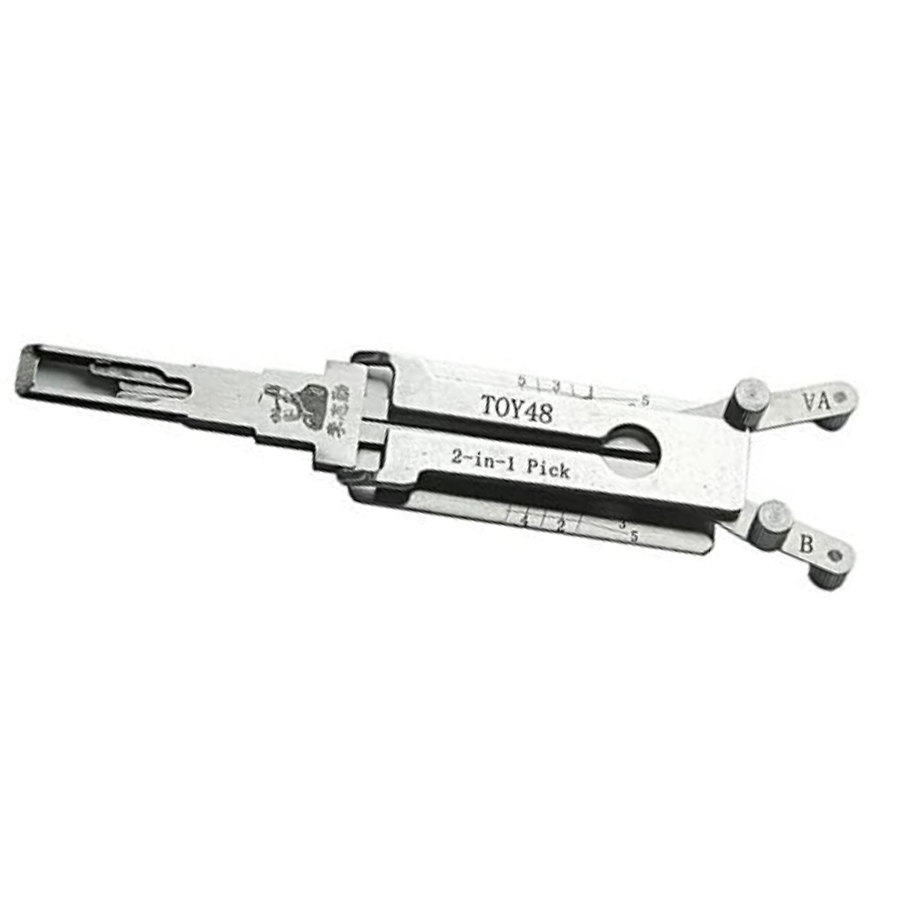 KT00005 TOY38R 2 in 1 Car Door Lock Pick Decoder Unlock Tool Locksmith ...