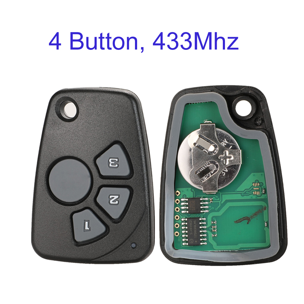MK280094 3 Button 315/433MHZ with ID46 PCF7941 Chip Remote Key fob For ...